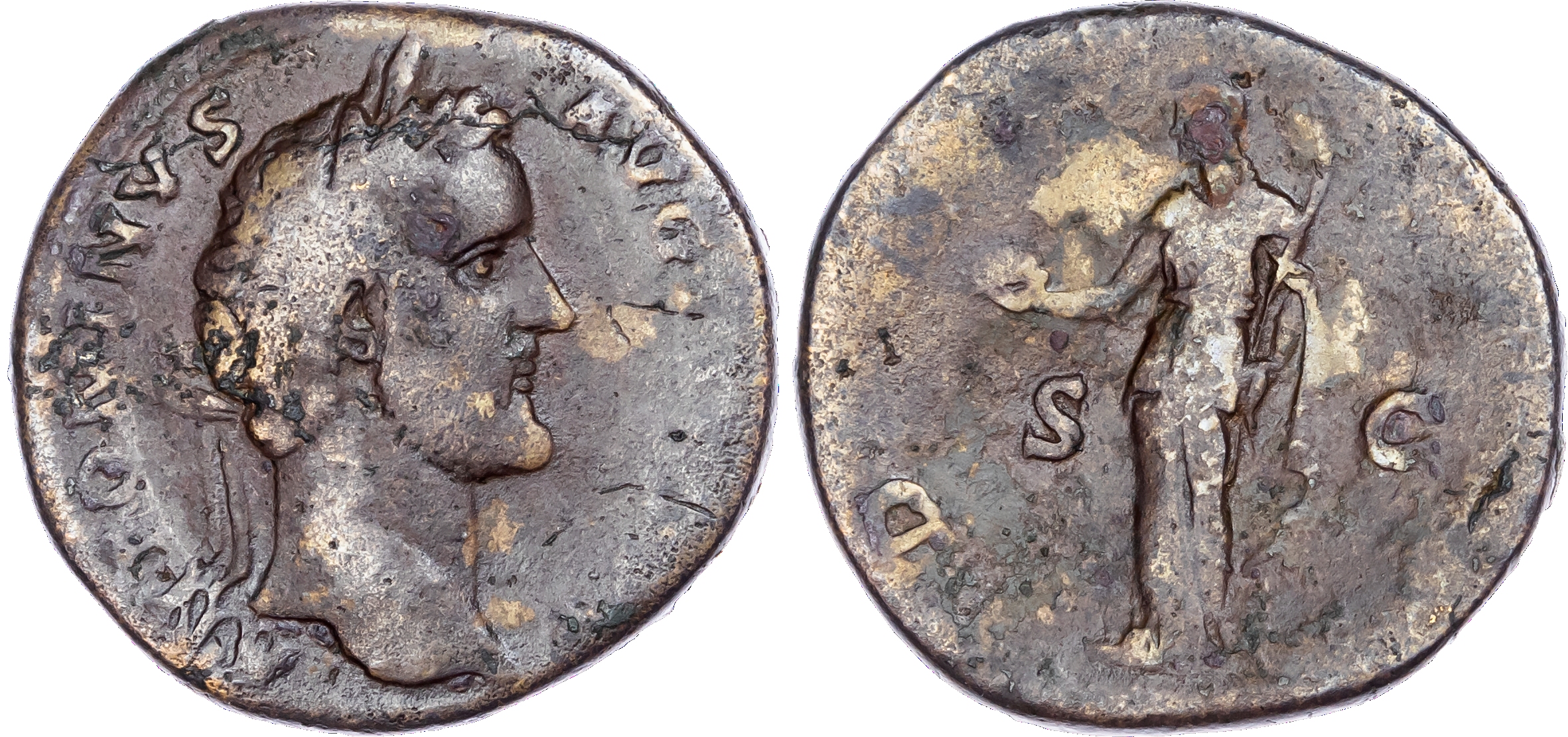 Antoninus Pius (AD 138-161) AE Sestertius, mint of Rome, AD 139, 24.55g.