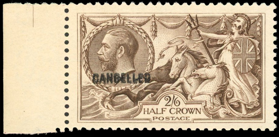 GB SG 415 1918 2s6d Cancelled