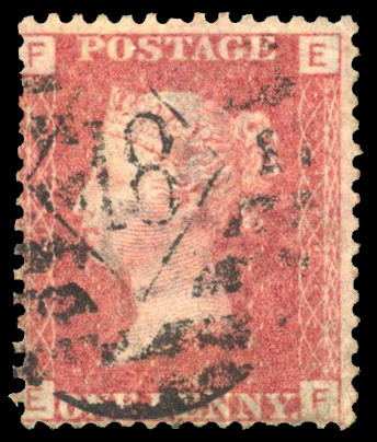 1868 M. De Costa Andrade & Co unofficial underprints. Fine used example