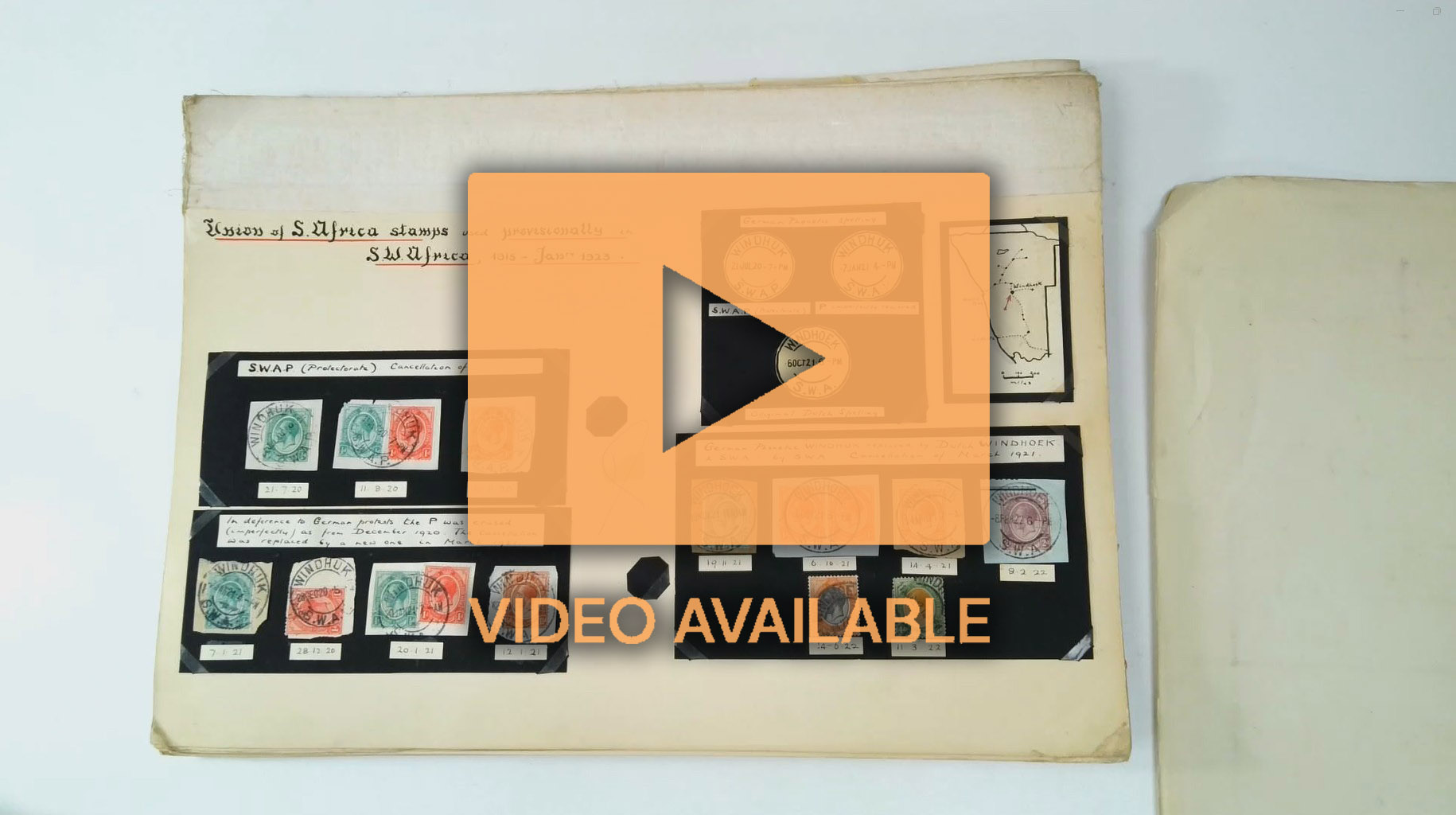 South West Africa stamps and postal history collection 