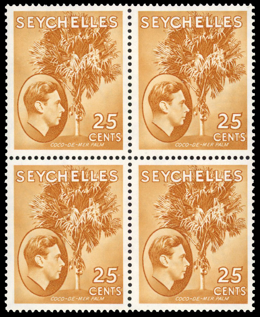 Seychelles SG 141 block mint