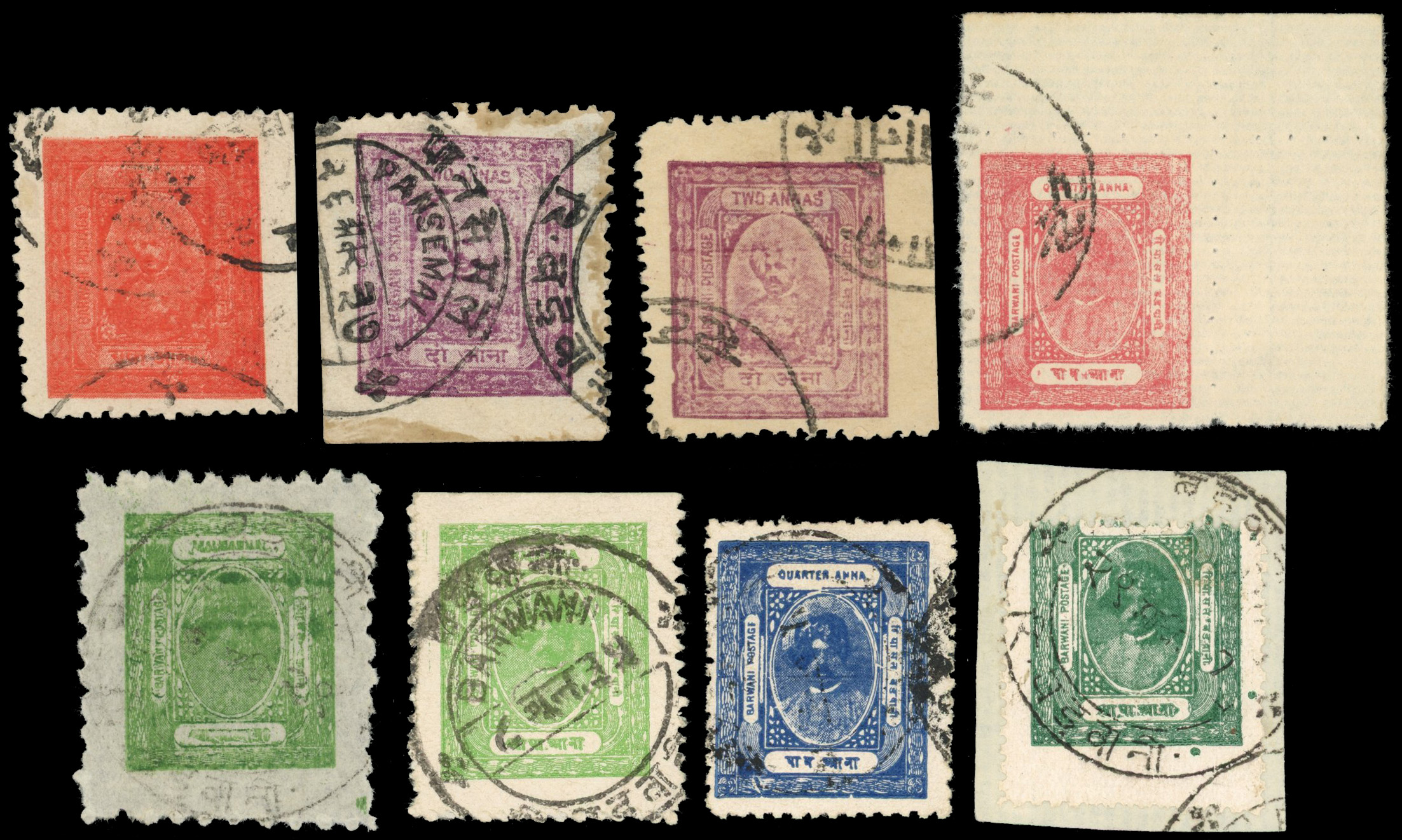 I.F.S. Barwani SG 10-29 used group