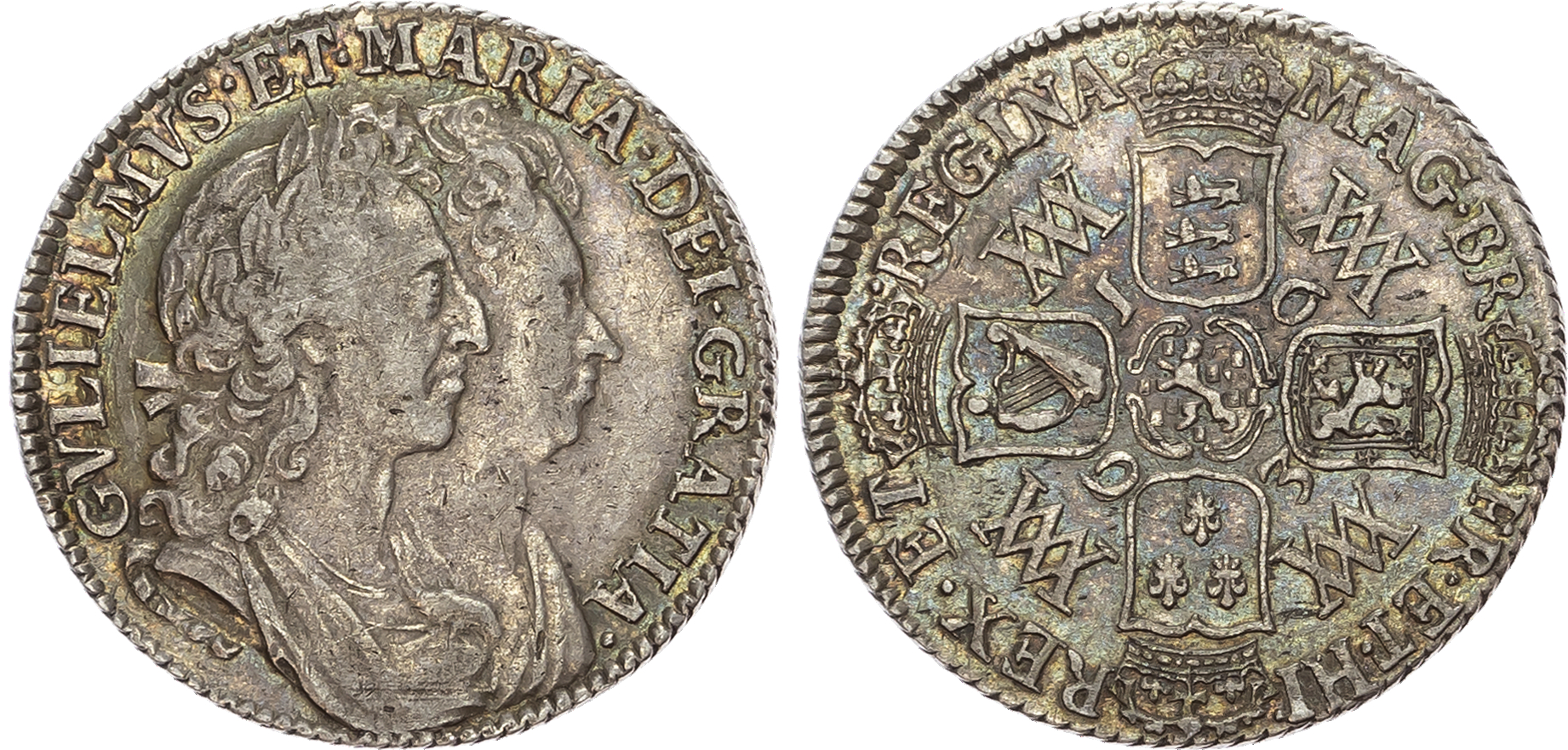 William and Mary (1689-1694), Shilling, 1693