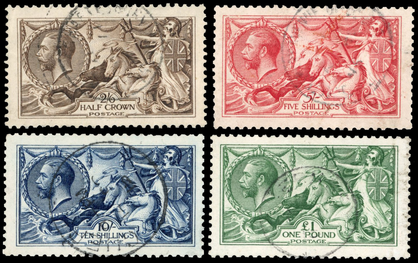 GB 1913 Waterlow 2/6 to £1 used