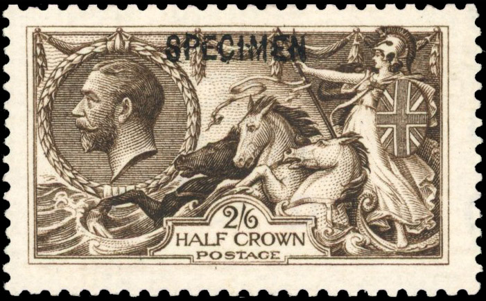 GB SG 399s 1913 2s6d Specimen