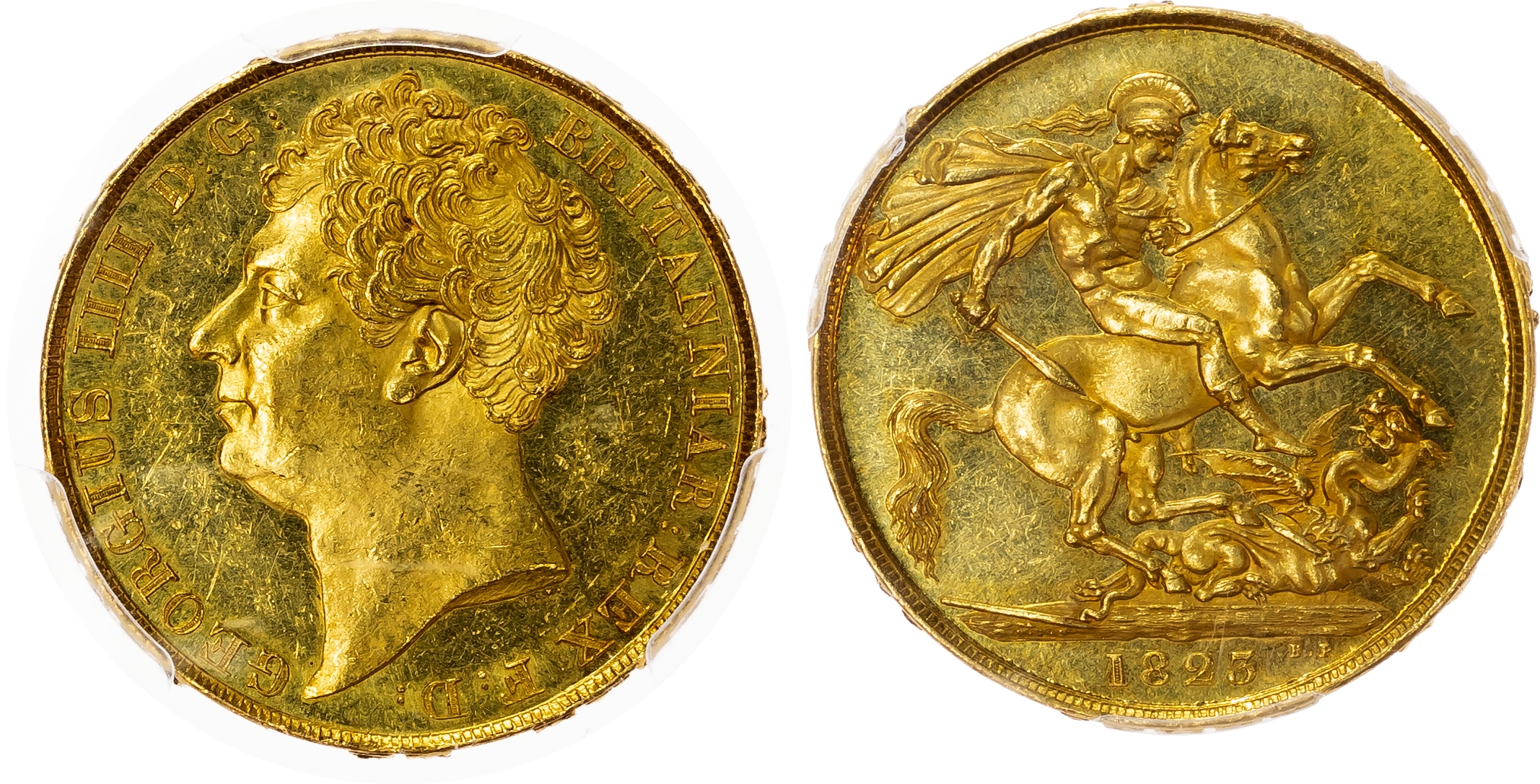 George IV (1820-1830) Two Pound, 1823.