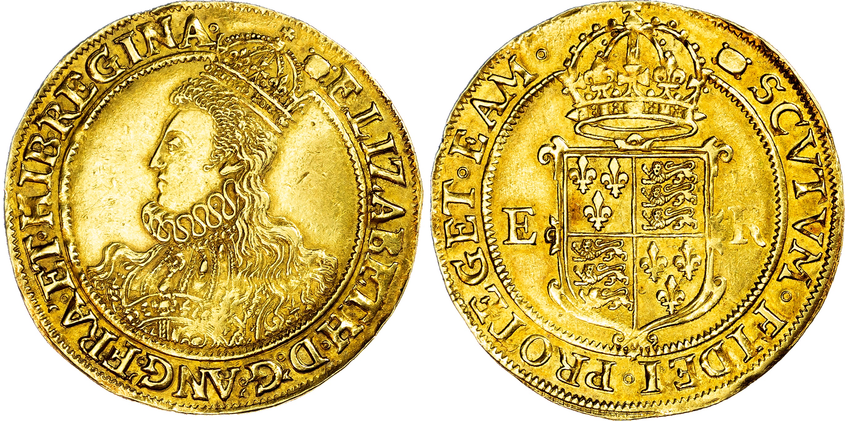 Elizabeth I (1558-1603), Sixth issue, Pound, mintmark woolpack (c.1594-96).