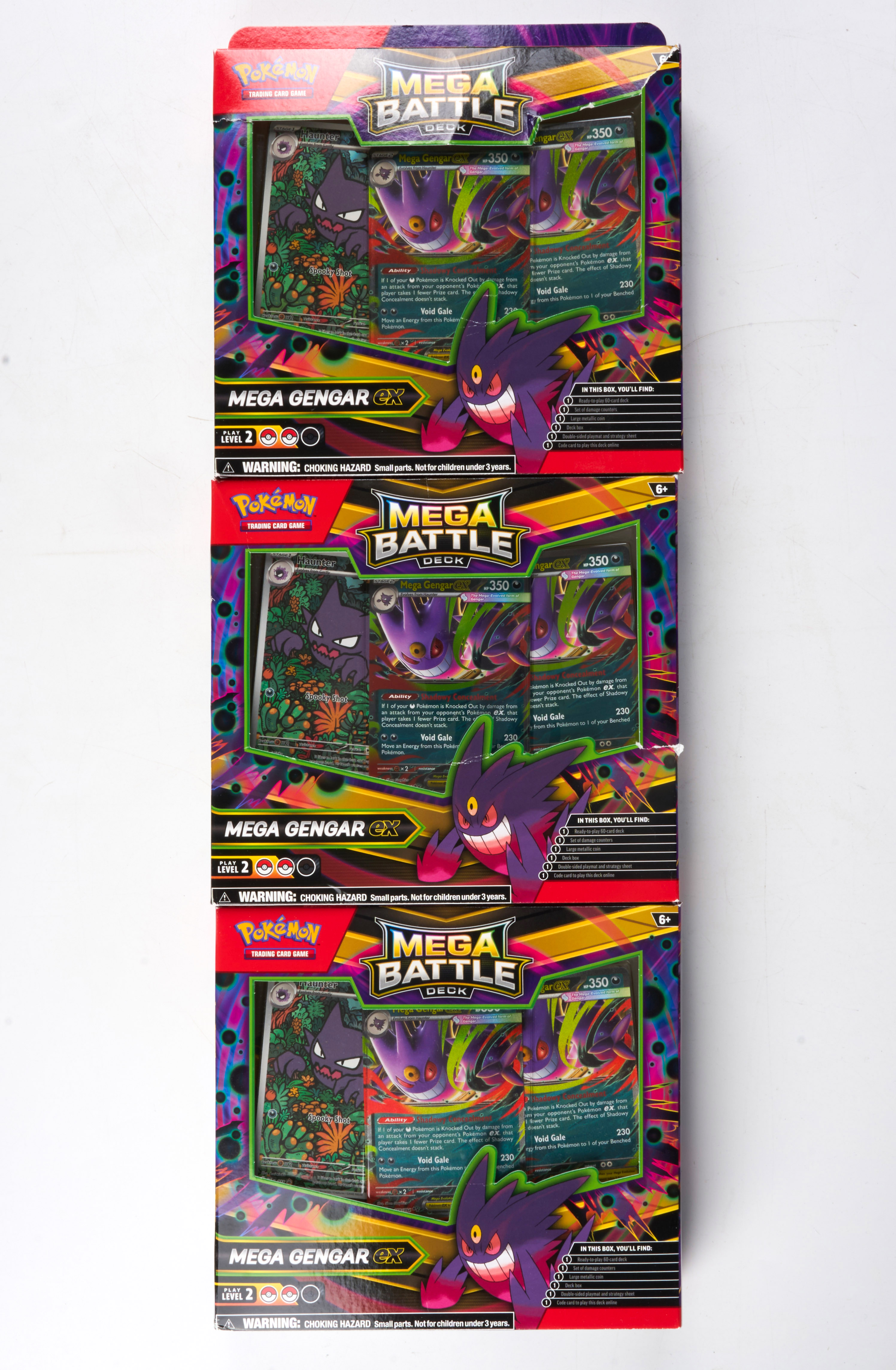 Pokemon TCG Mega Gengar Battle Deck - Sealed X3 Units
