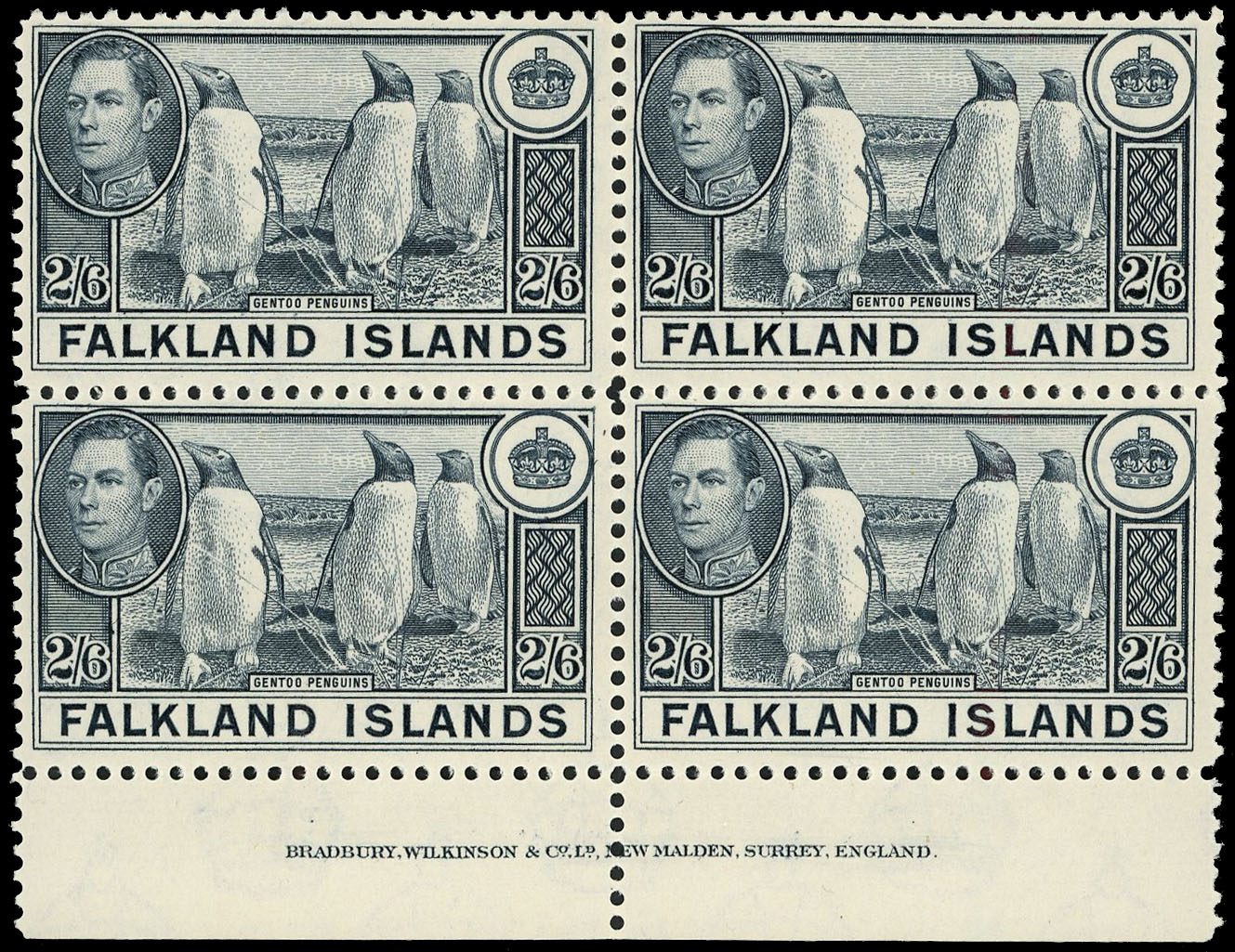 Falkland Is SG 160 block mint