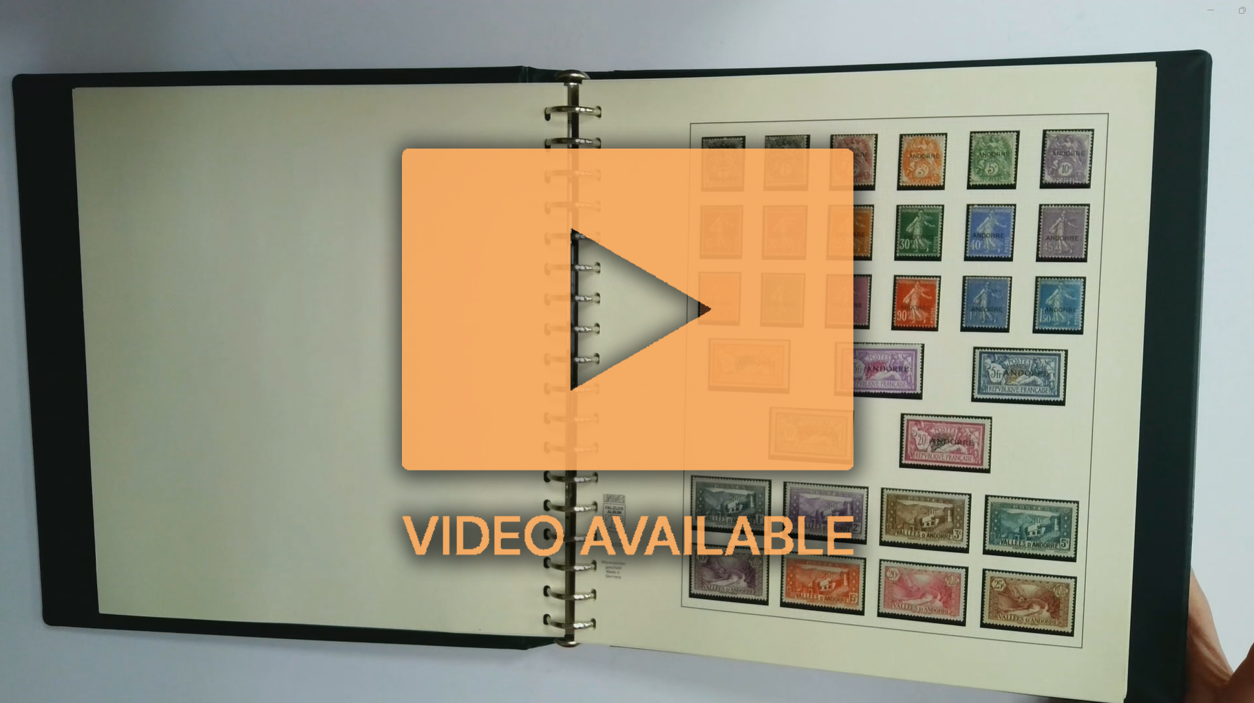 French Colony collection in album