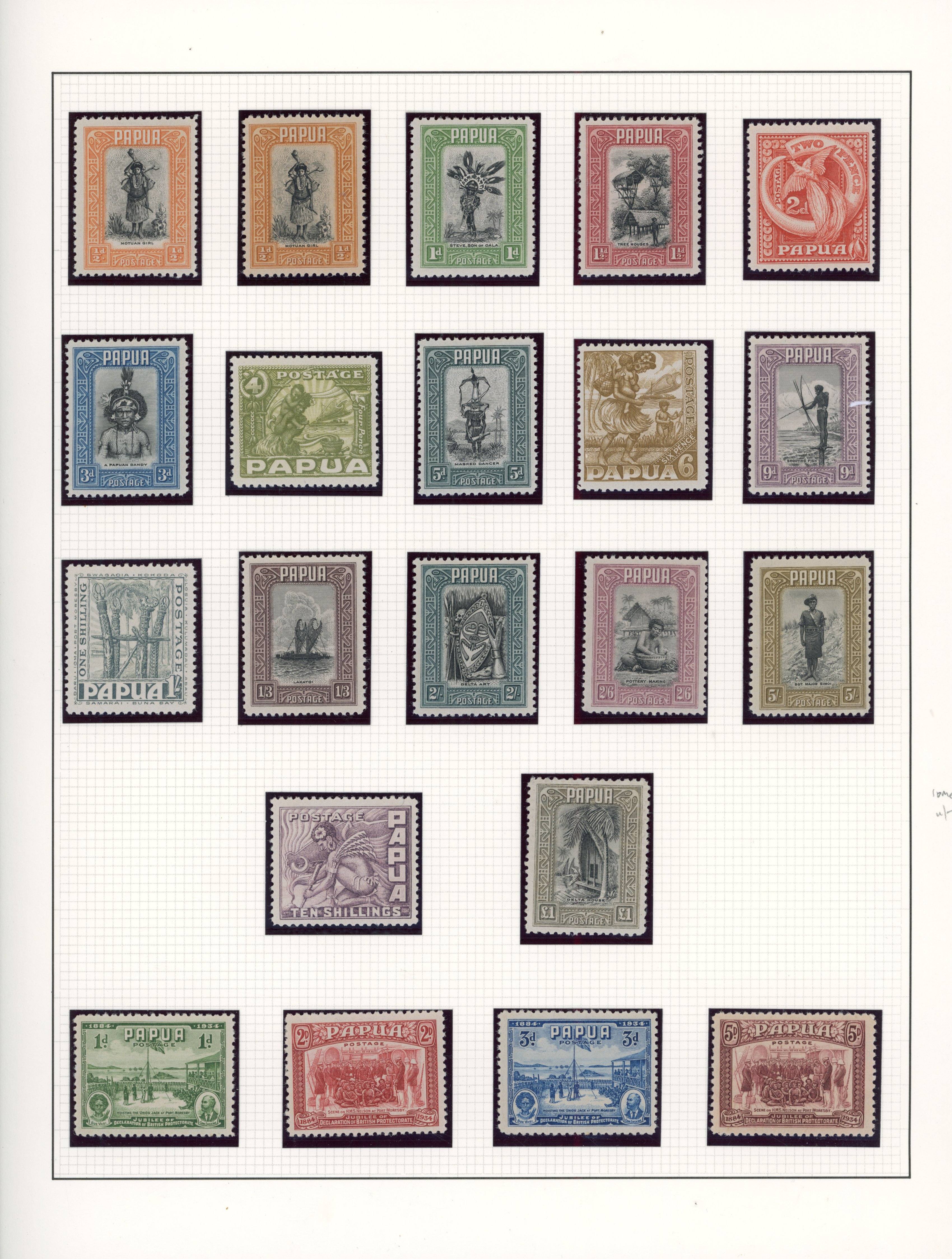 Papua and PNG collection mint