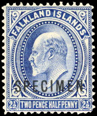 Falkland Islands SG 46aws Specimen