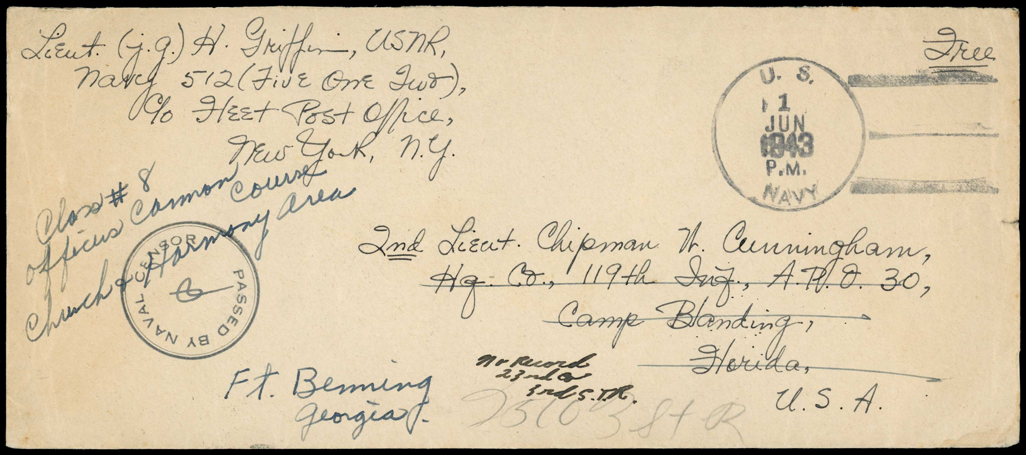 1943 US Military based in the Cayman...