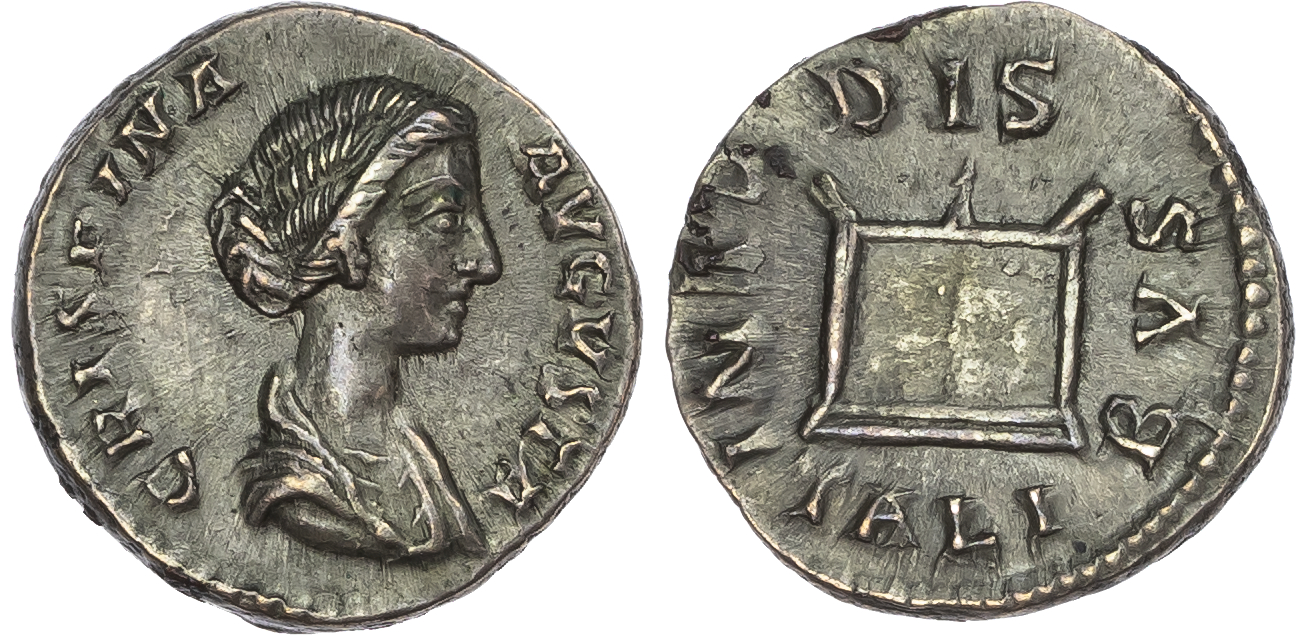 Crispina (Wife of Commodus) AR Denarius, Rome, AD 178-192, 3.19g. 