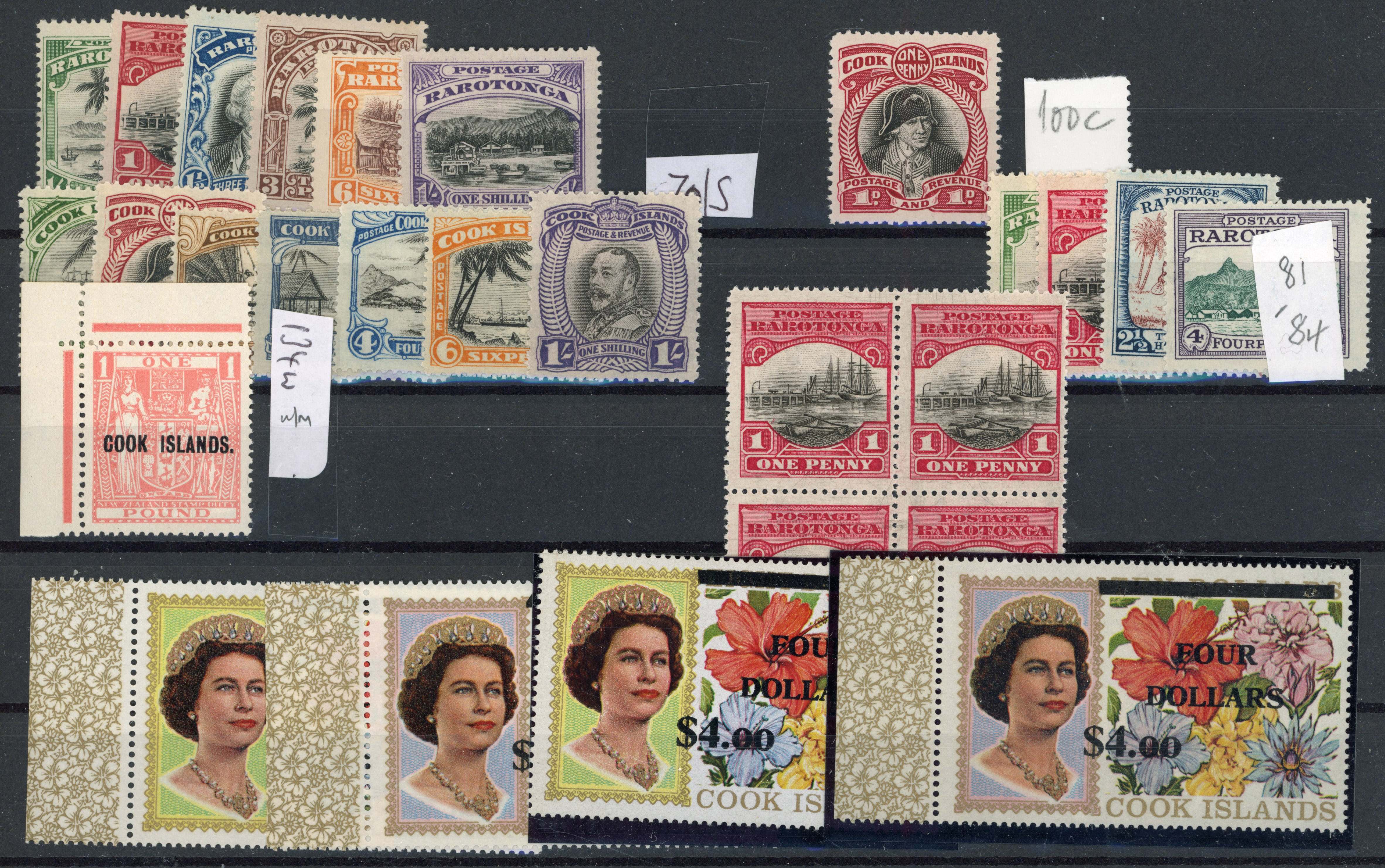 Cook Islands 1920-QEII collection mint