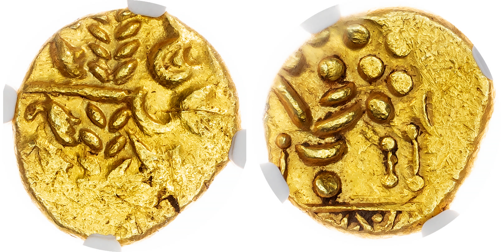 Atrebates & Regini, Uninscribed (c. 75-30 BC) AV Stater, ‘Westerham South’ type (Atrebatic A), 6.47g. 