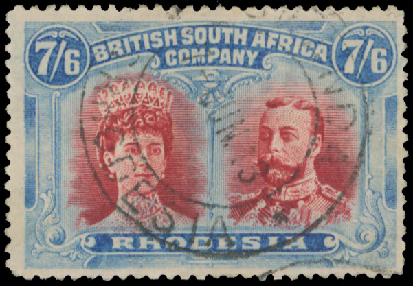 (G)WANDA DC 7 JUN 1913 on 7/6d Gash in Ear