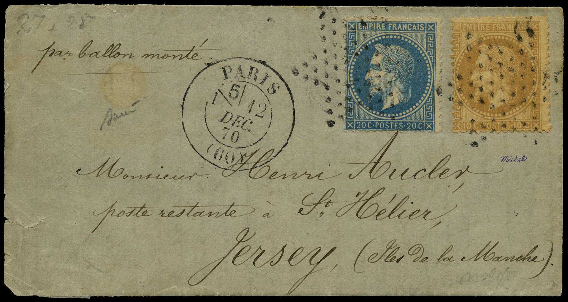 Forty-second Balloons of the Siege: 1870...