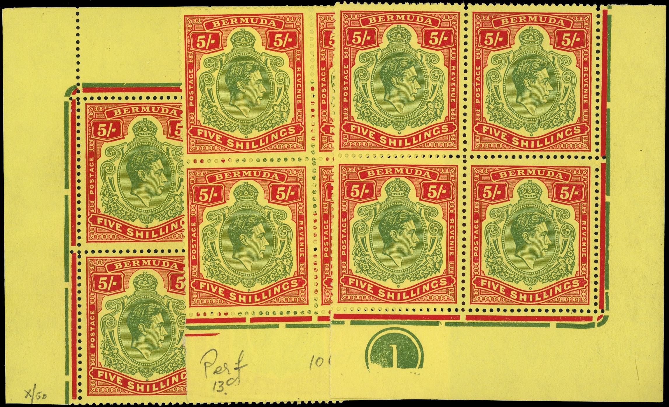 Bermuda SG 118g blocks mint