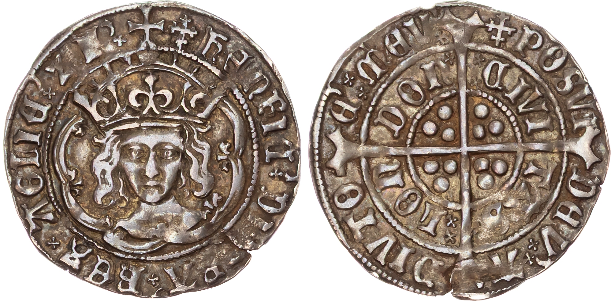 Henry VII (1485‑1509), AR Groat, 3.04g., class IVb. 