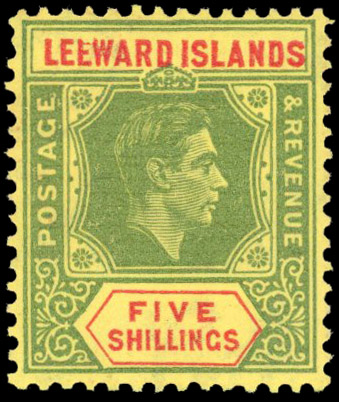 Leeward Islands SG 112ba mint