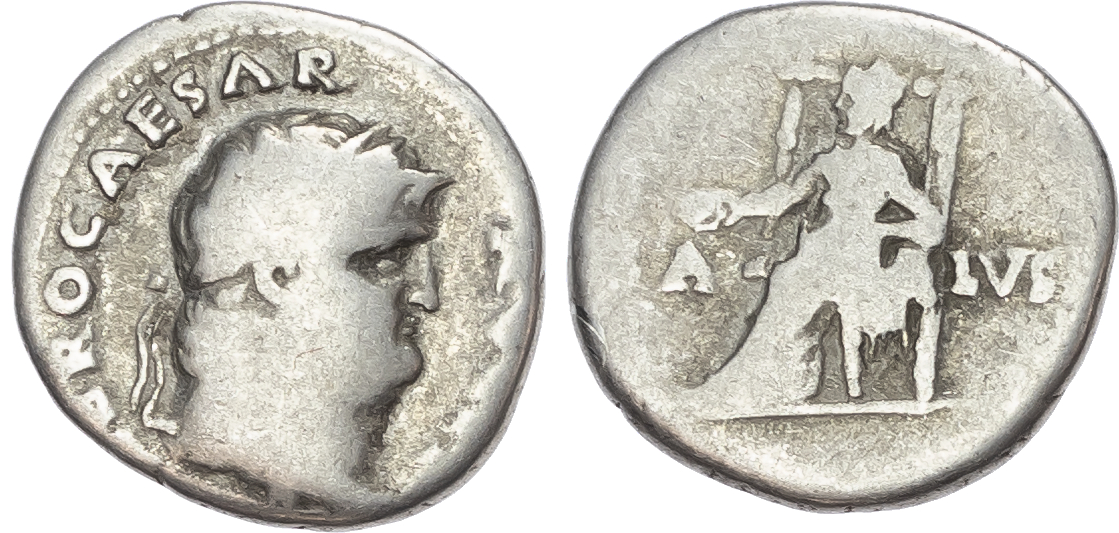 Nero (AD 54-68) AR Denarius, Rome, AD 67-68, 3.14g. 