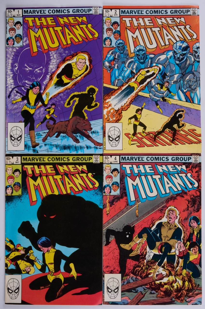 The New Mutants Volume 1 (Marvel Comics, 1983-1991) Bundle of 112 Issues