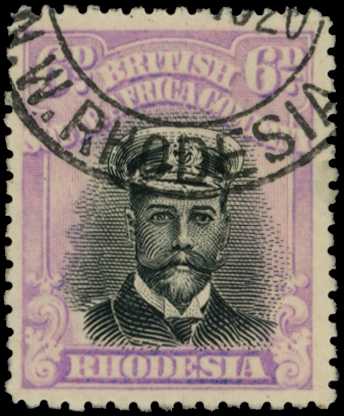 1918-21 6d Head Die IIIB, perf 14, toned...