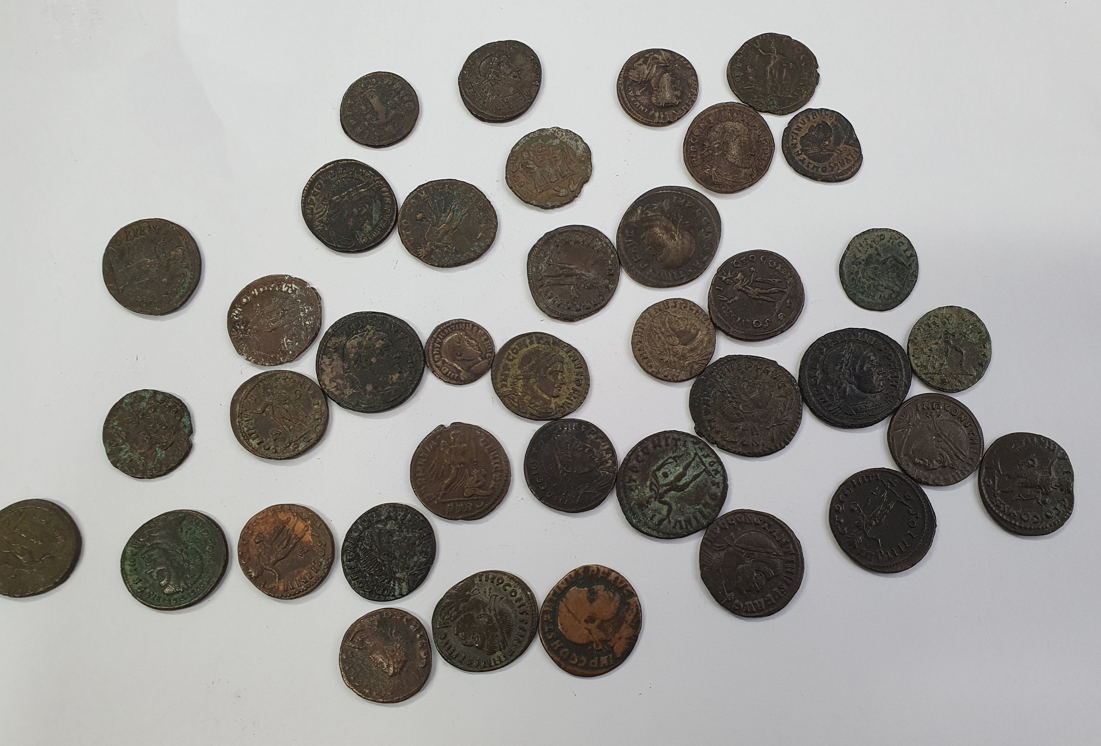 Group of 38 Constantine I AE 3s. Various mints.