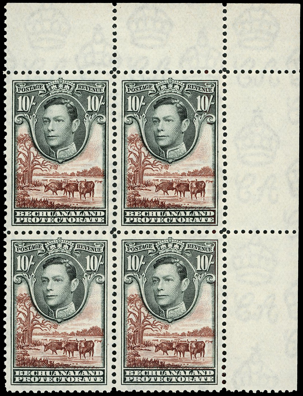 Bechuanaland SG 118-128 blocks mint