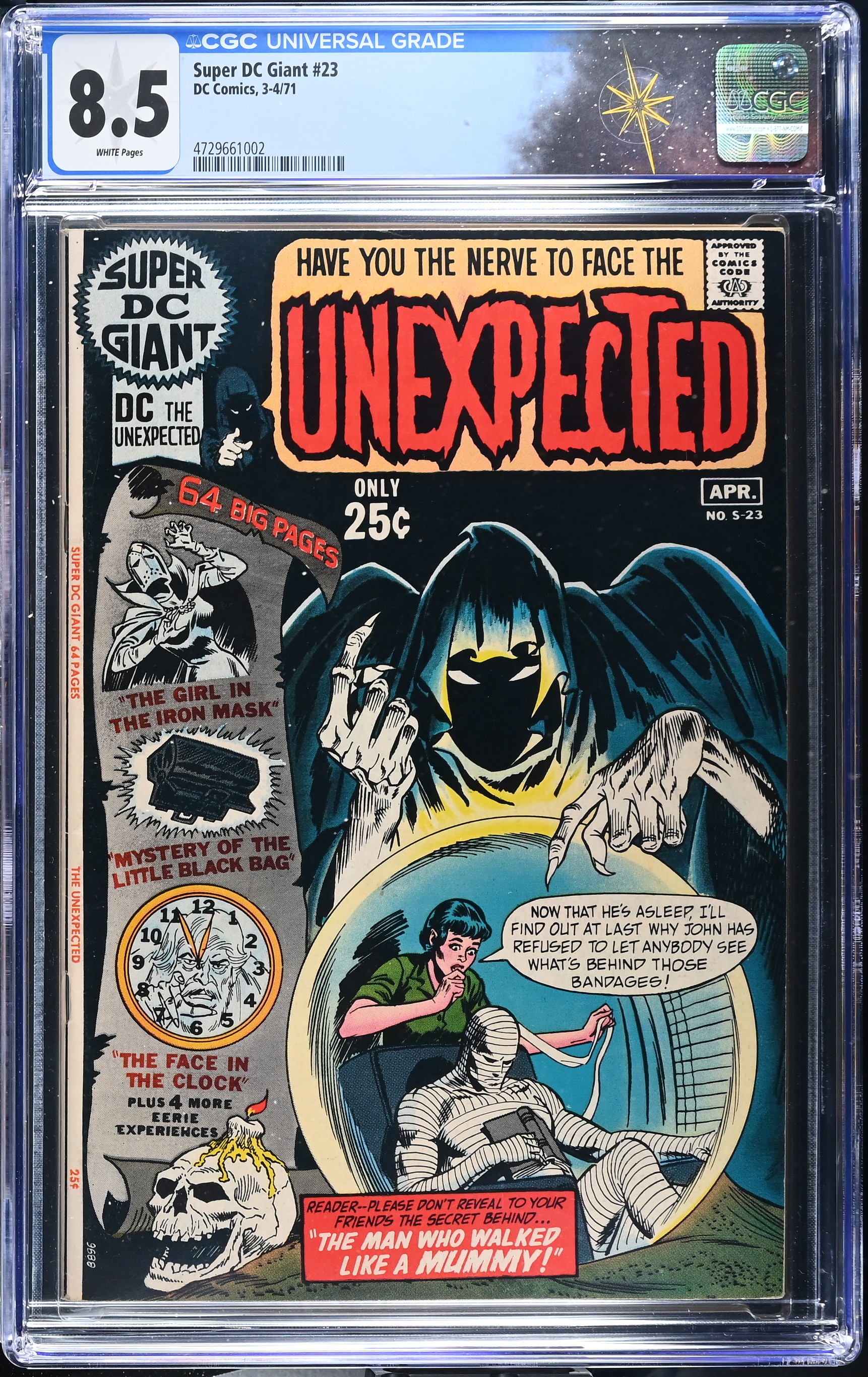 Super DC Giant #23 The Unexpected CGC 8.5 Cover by Bob Brown (DC Comics, 1971) White Pages
