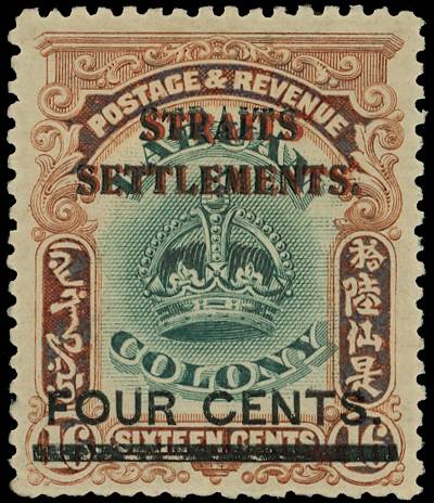 Straits Settlements SG 145a...