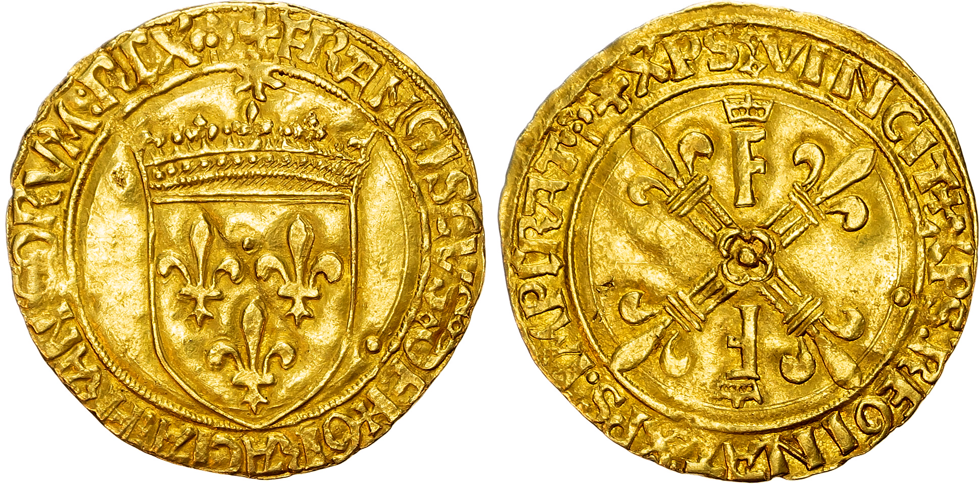 France, Francois I (1515-1547), Écu d'Or au soleil