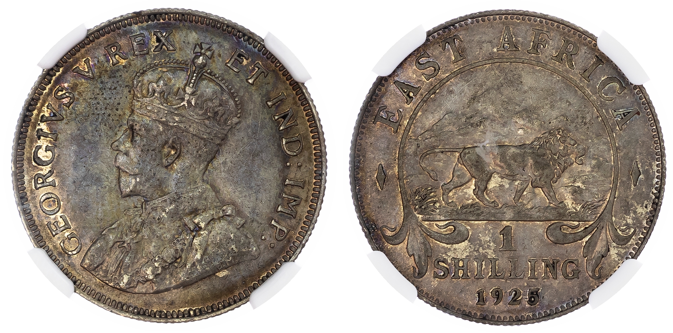 East Africa, British Colonial. George V AR Shilling. 1925. 