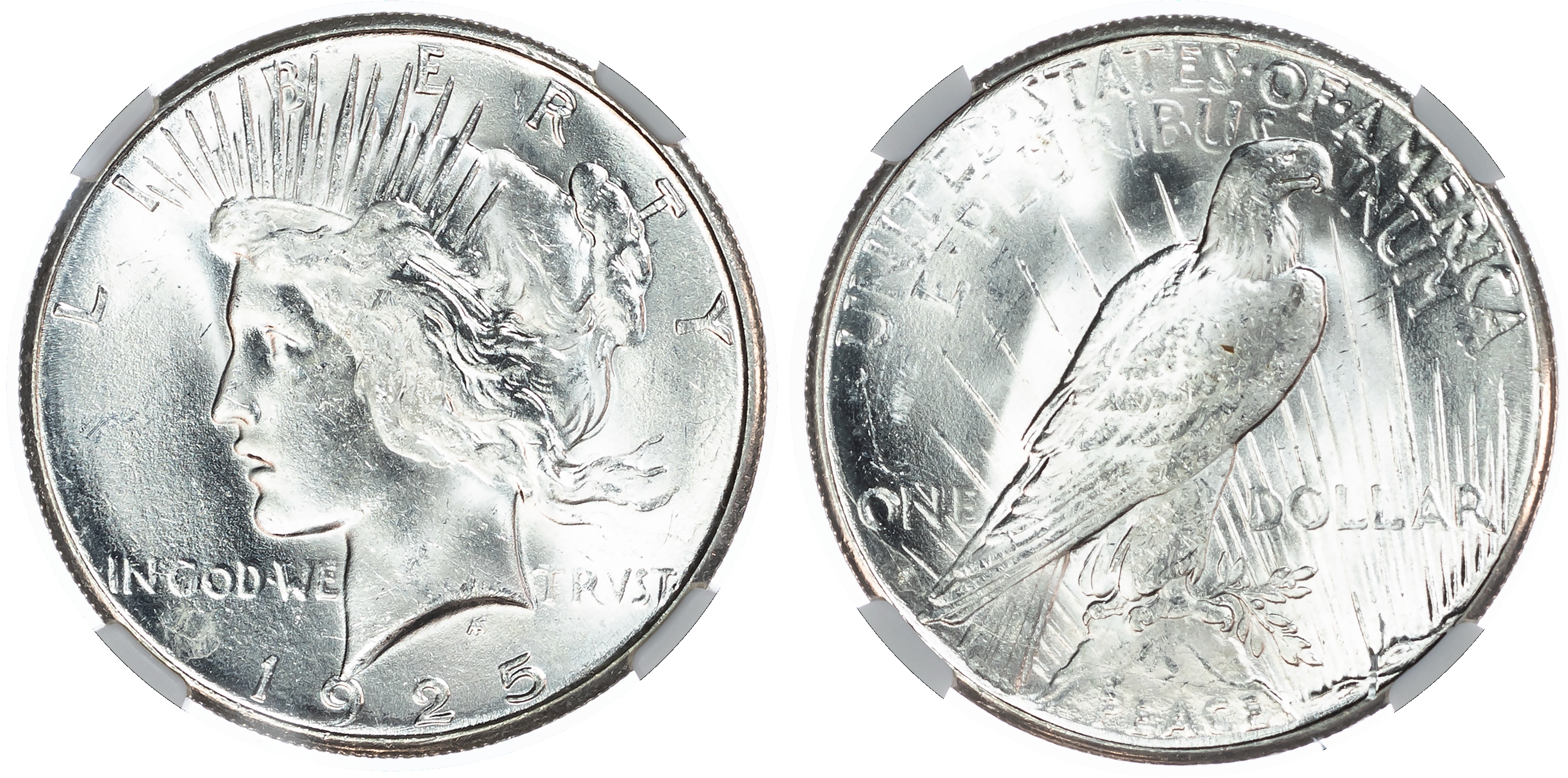 USA, silver Peace Dollar, 1925