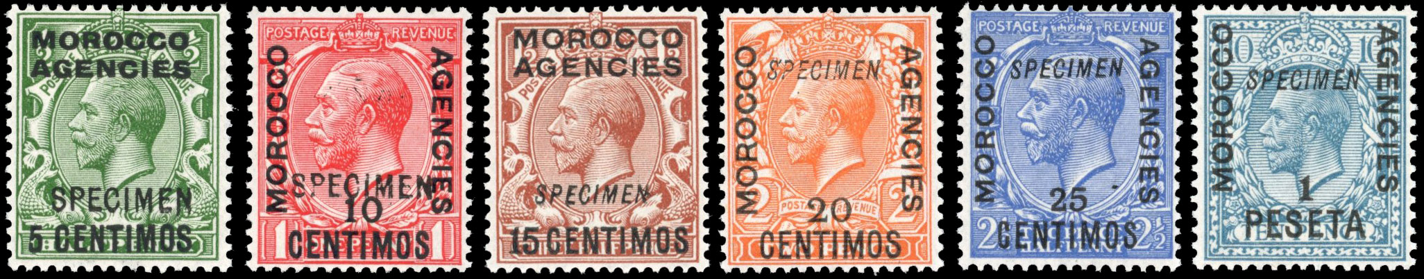 MOROCCO AGENCIES 1914 (SPECIMEN) SG129/33135
