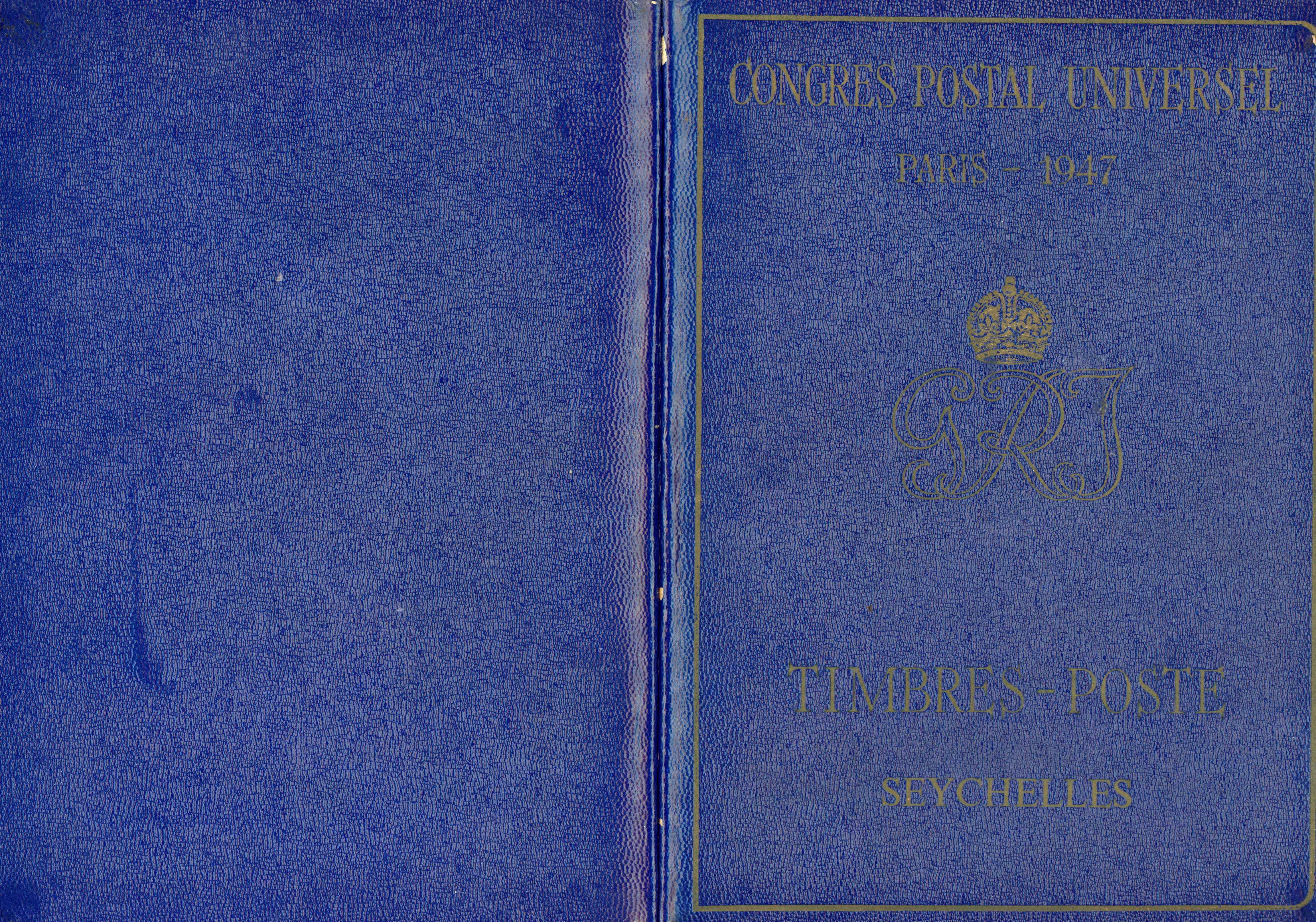 Seychelles 1947 UPU presentation folders. 