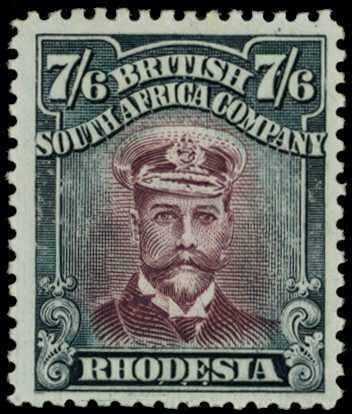 1922-4 7/6d Head Die IIIB, perf 14, white...