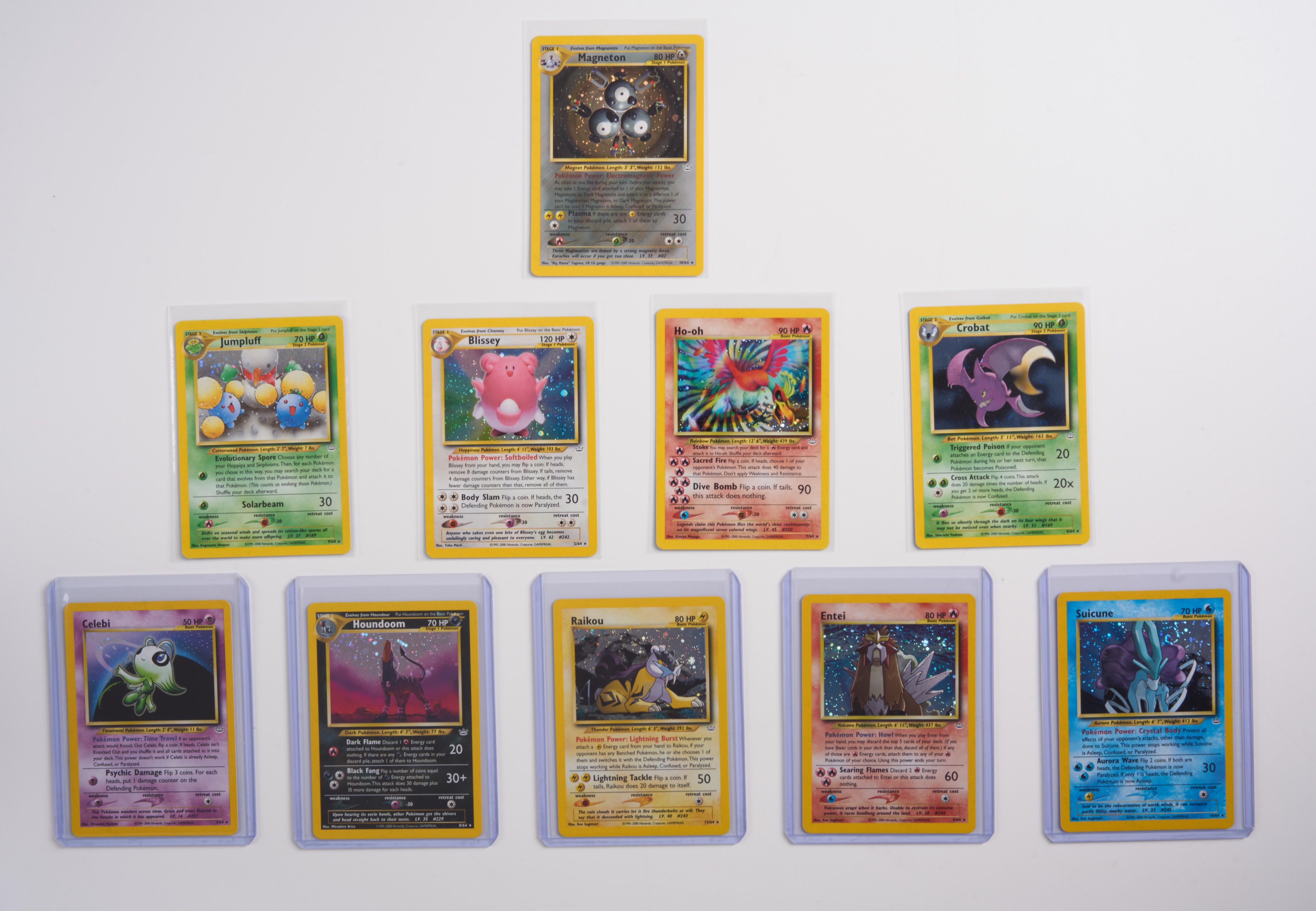 Neo Revelation Holo Collection - x10 Cards LP-NM