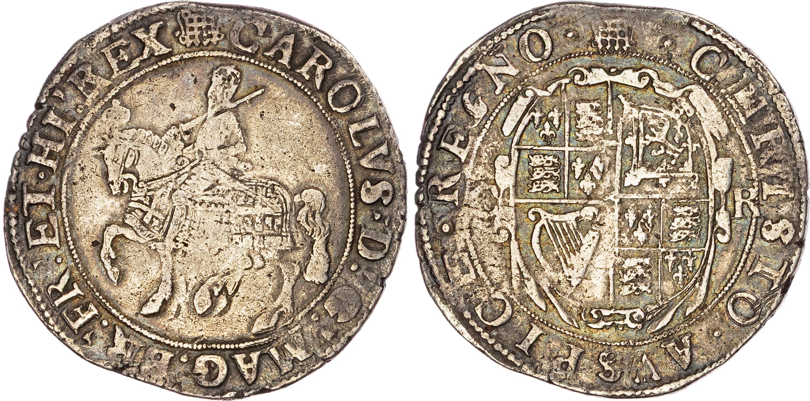 Charles I (1625-1649), AR Halfcrown, Group II, type 2c. 