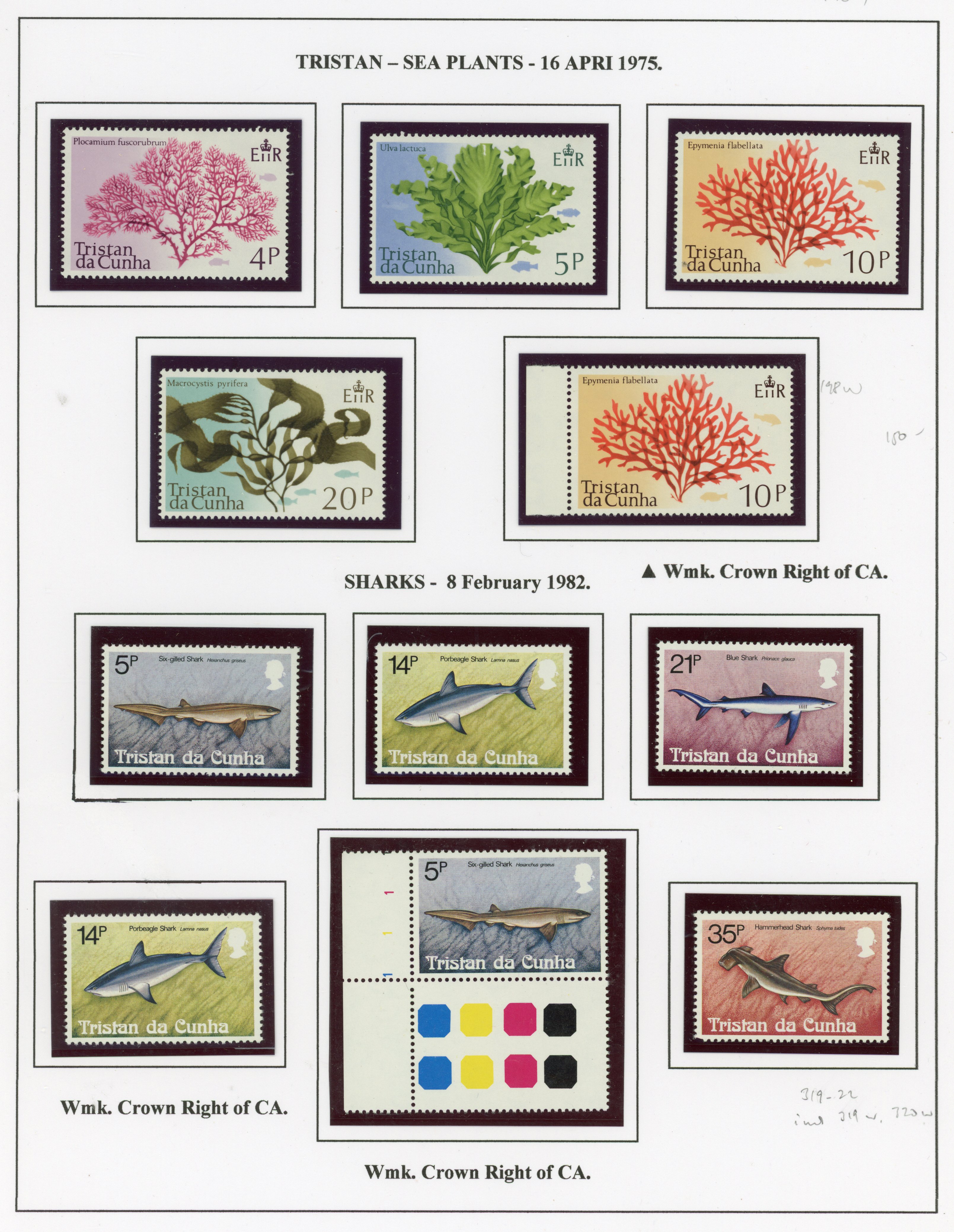 Tristan da Cunha SG 158/804a mint collection