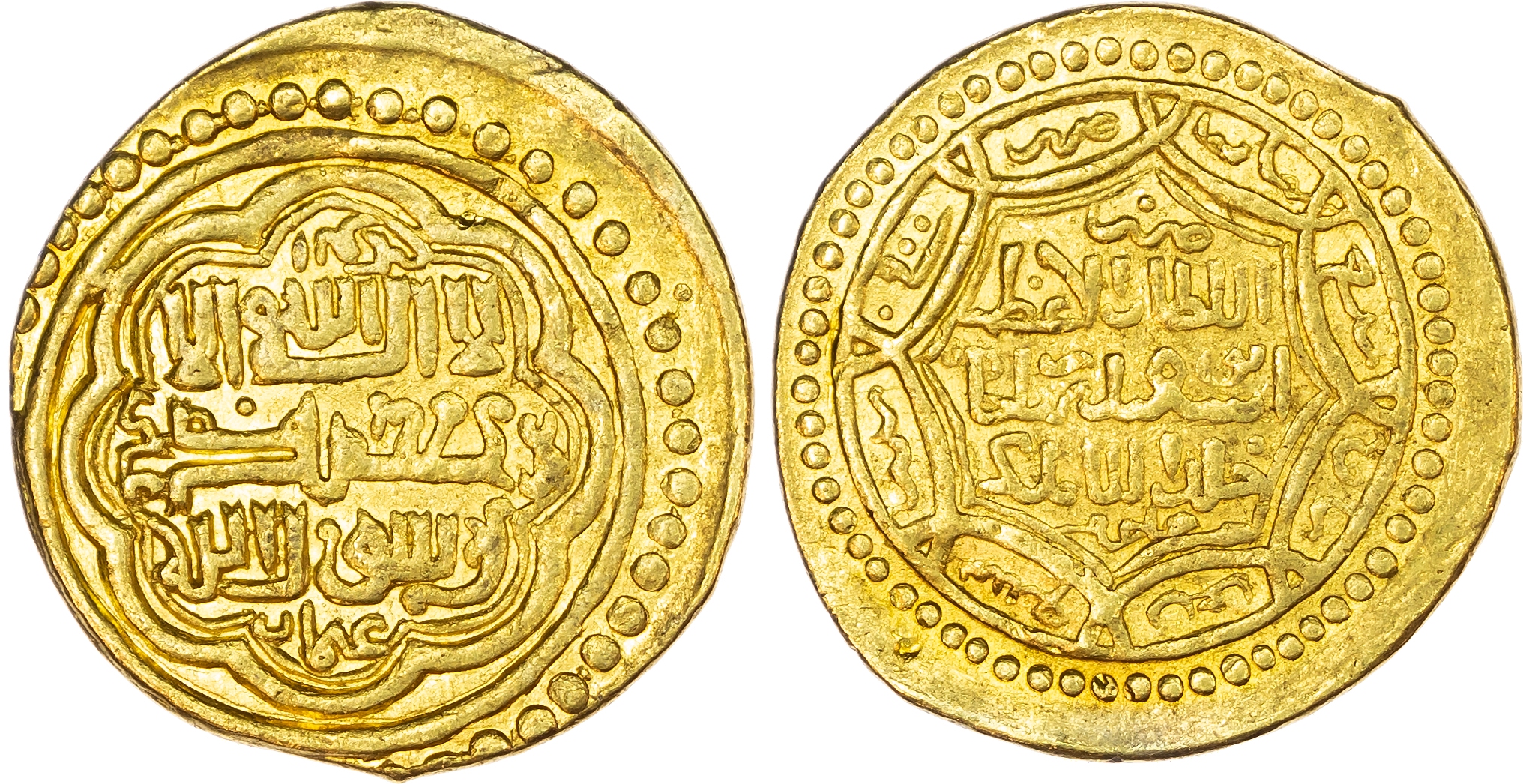 Ilkhanid, Abu Sa’id Bahadur (AH 716‑736 / 1316‑1335 AD), gold Dinar, AH 729 / 1328/9 AD, Jajerm