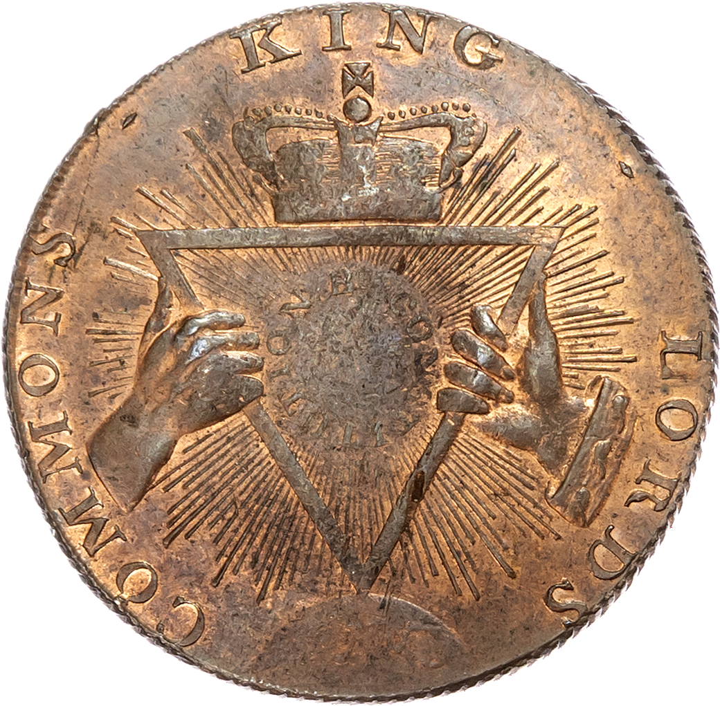 London – Bucklersbury, Thomas & Robert Davidson Halfpenny 1795