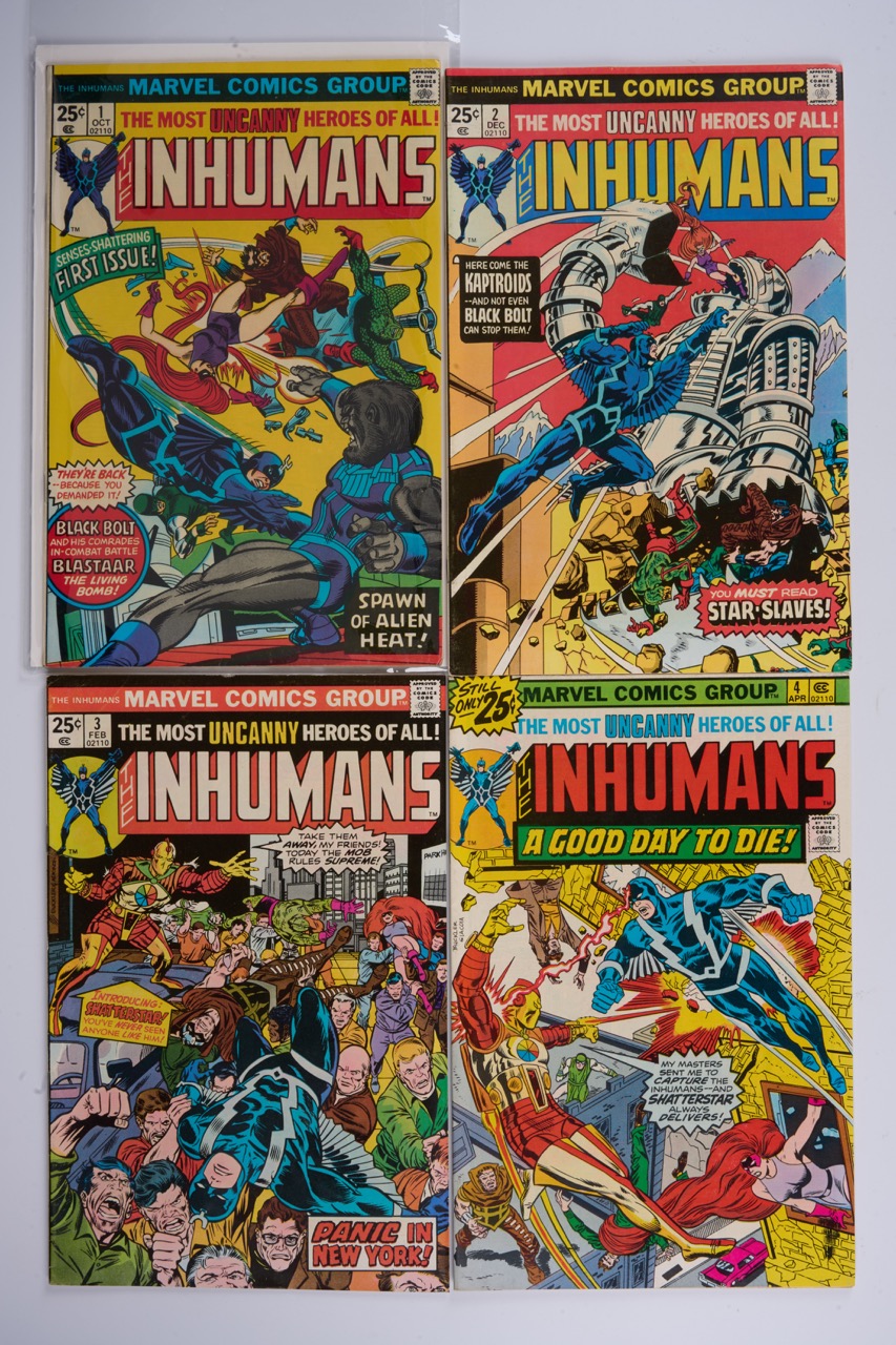Inhumans Volume 1 (Marvel Comics, 1975-77) Bundle of 11