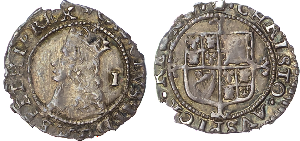 Charles II (1660‑1685), AR Penny, Third Hammered Issue, London Mint, mm. crown