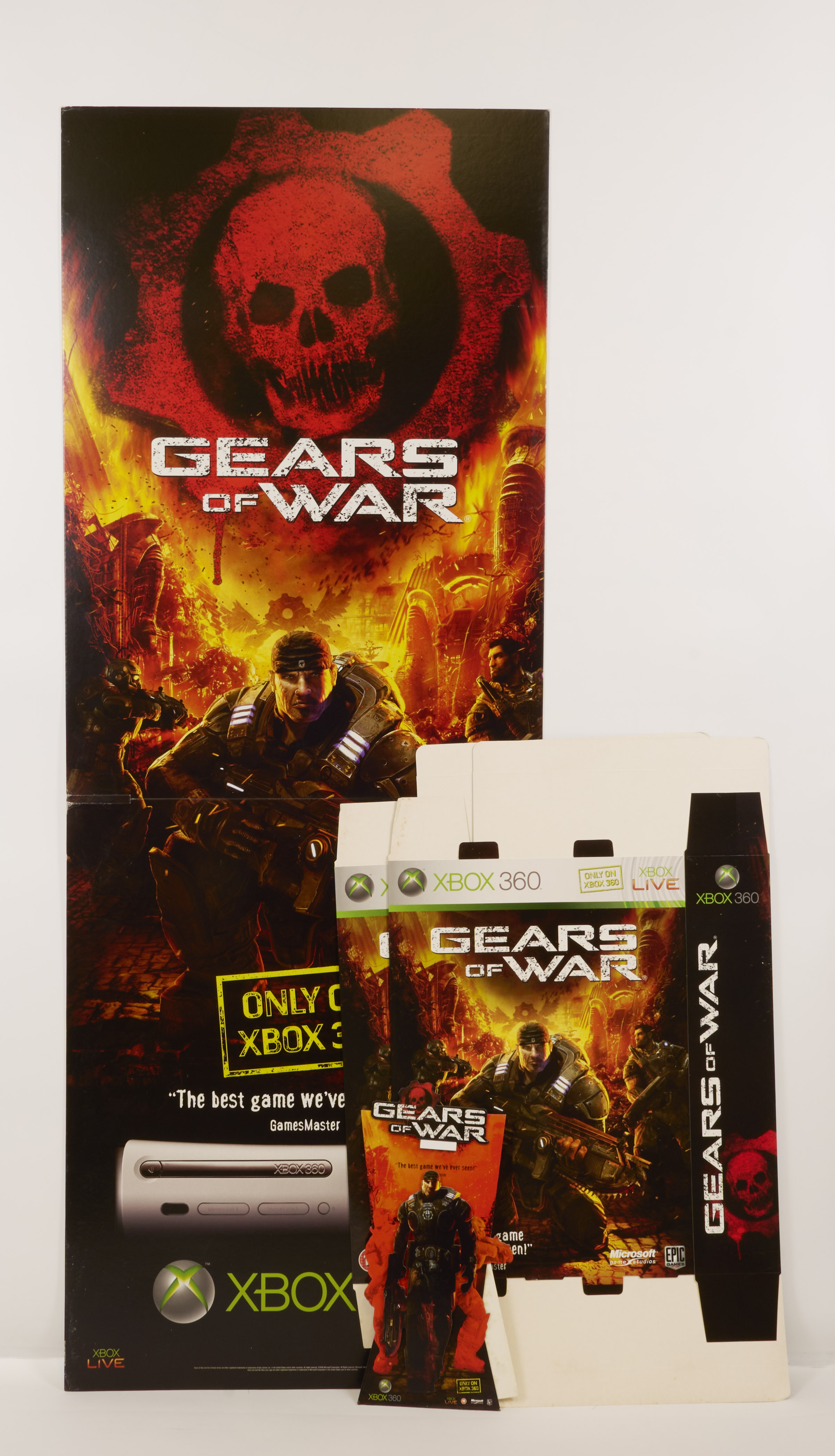 Gears of War Standee - Complete in Box 