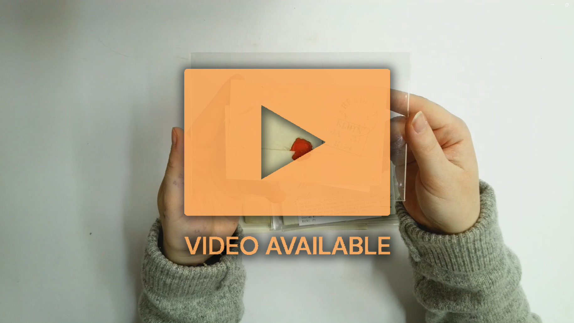 GB 1841 1d red-brown group used on cover with Scottish distinctive Maltese Crosses