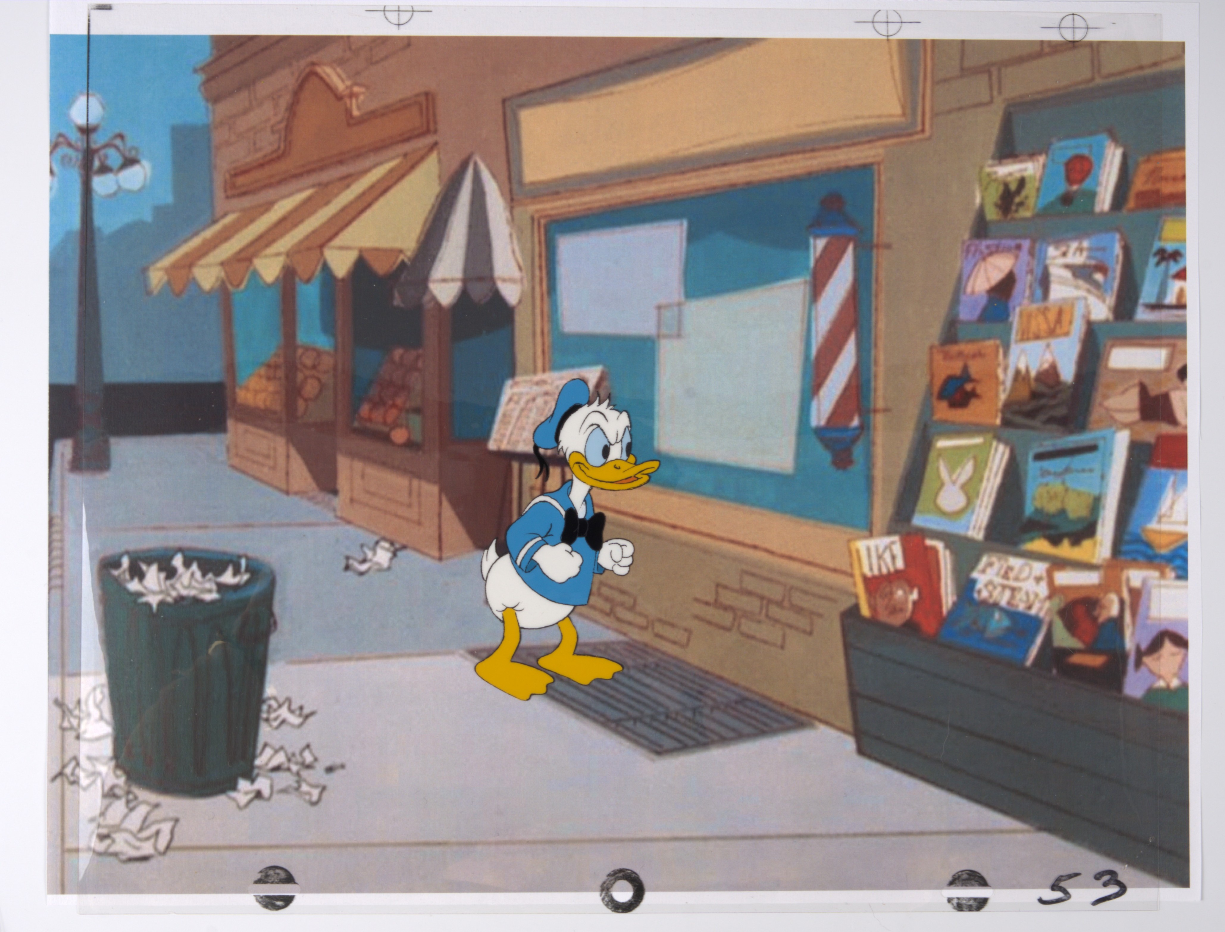 Donald Duck Original Production Animation Cel (Walt Disney, 1984)