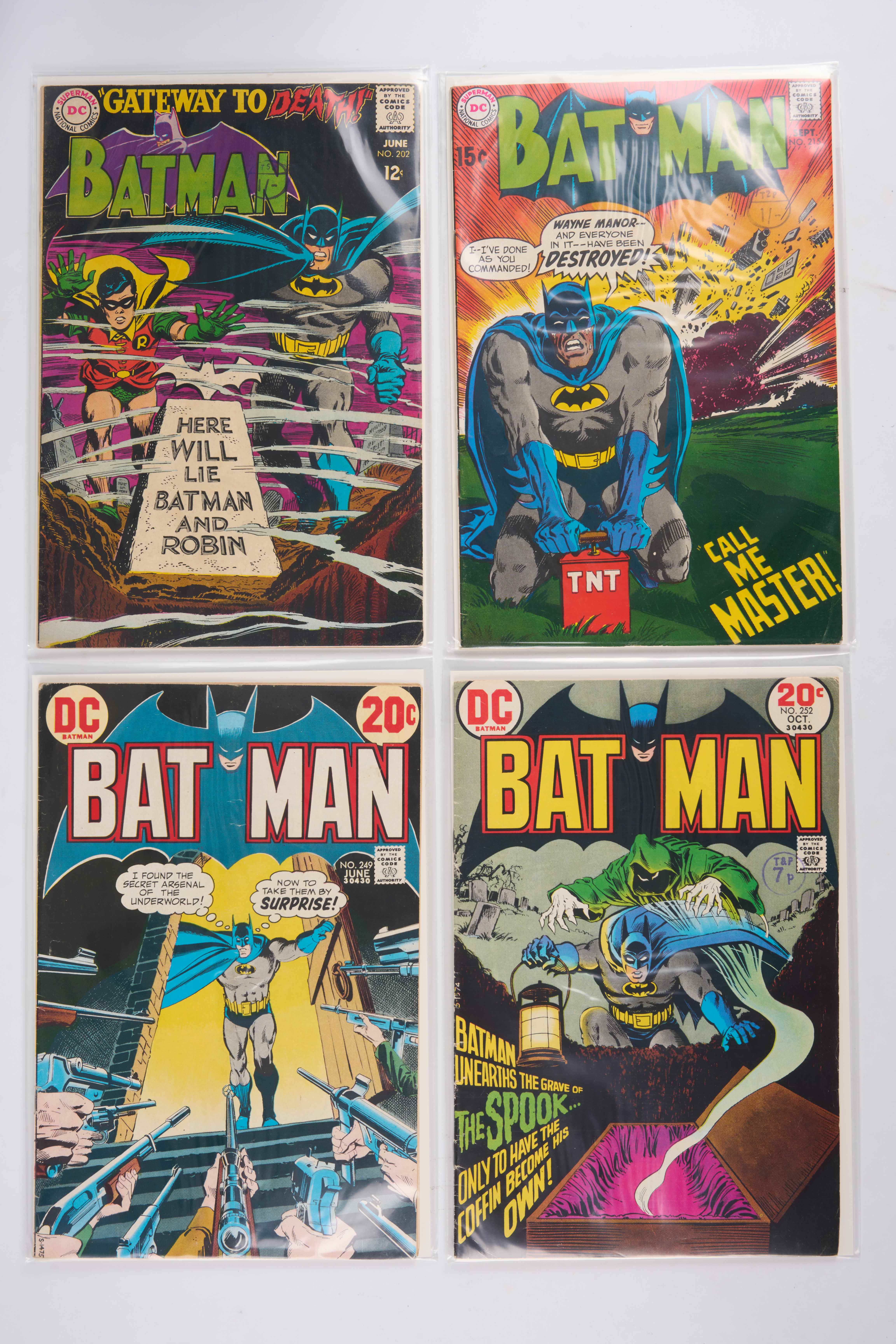 Batman Silver & Bronze (DC Comics, 1968-1979) Bundle of 11 Including 1st Appearance of Lucius Fox