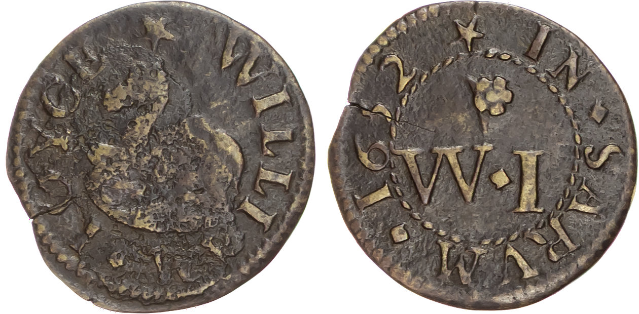 Wilts. Salisbury, William Joyce Farthing 1652. 